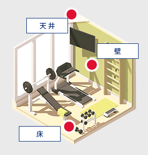 リラックスウォールの用途例